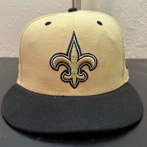 NWOT New Era 59Fifty New Orleans Saints Fitted Hat